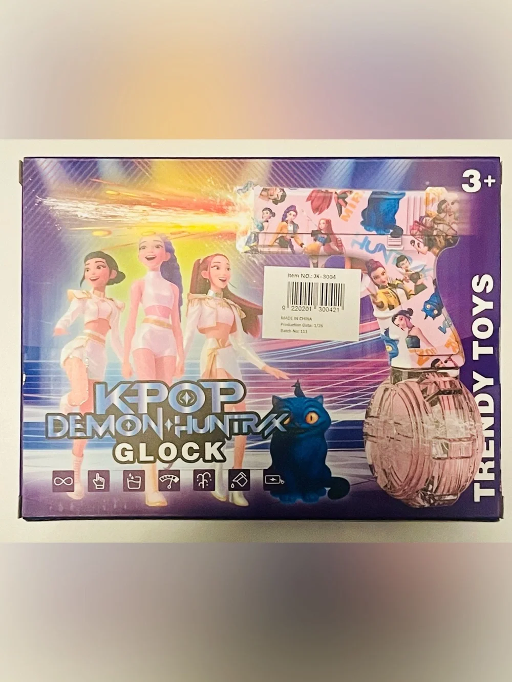 K-POP- Electric Pink Toy Water Gun